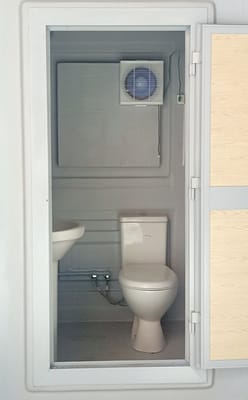حمام متنقل – حمامات فيبر جلاس الآمل
